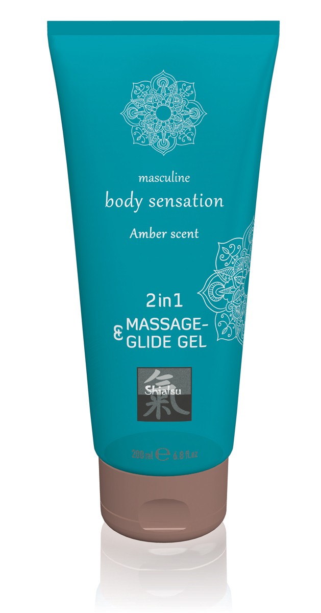 Massage & Glide Gel 2in1 Amber Scent 200 ml  - vergleichen und g&uuml;nstig kaufen
